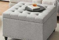 Gericco Large Square Ottoman Bench, Tufted Upholstered Coffee Table ... Gericco Large Square Ottoman Bench, Tufted Upholstered Coffee Table ...