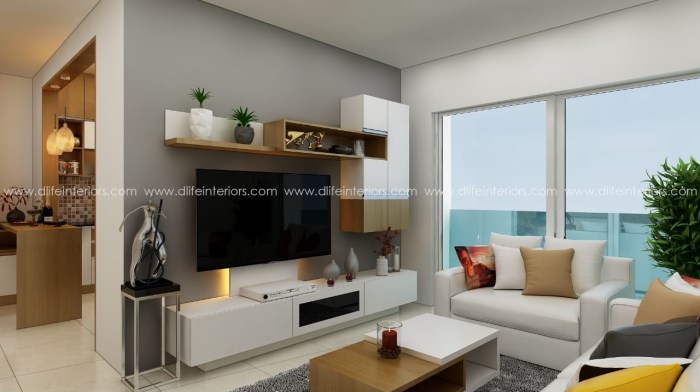 LCD Display Unit Designs for Living Room | DLIFE Home Interiors Compact display unit furniture for stylish home decor