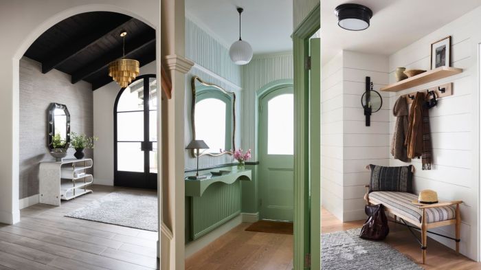 6 entryway shelving ideas that blend style and function | Homes and Gardens Bold entryway shelf furniture for stylish home decor